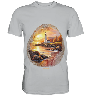 Goldene Stille - Premium Shirt Bright Lights Arts