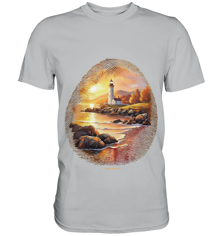Goldene Stille - Premium Shirt Bright Lights Arts