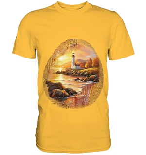 Goldene Stille - Premium Shirt Bright Lights Arts