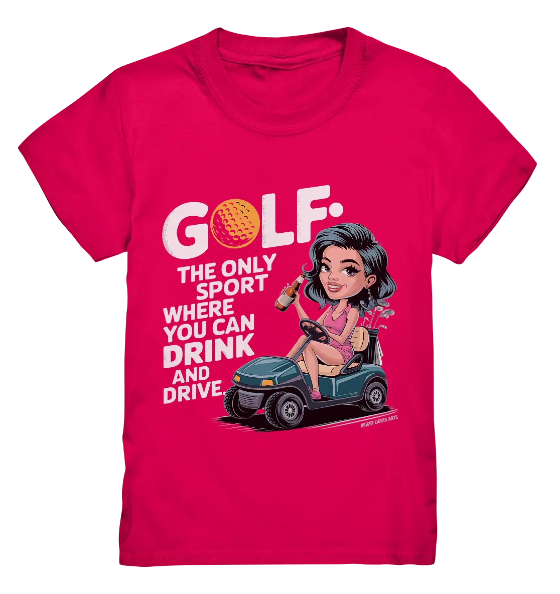Golf & Drive – Der perfekte Cocktail-Sport - Kids Premium Shirt Bright Lights Arts