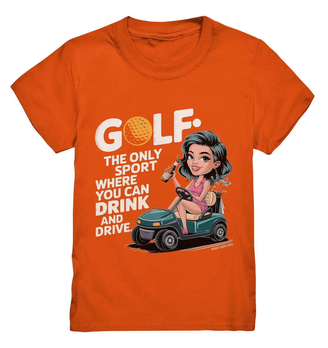 Golf & Drive – Der perfekte Cocktail-Sport - Kids Premium Shirt Bright Lights Arts