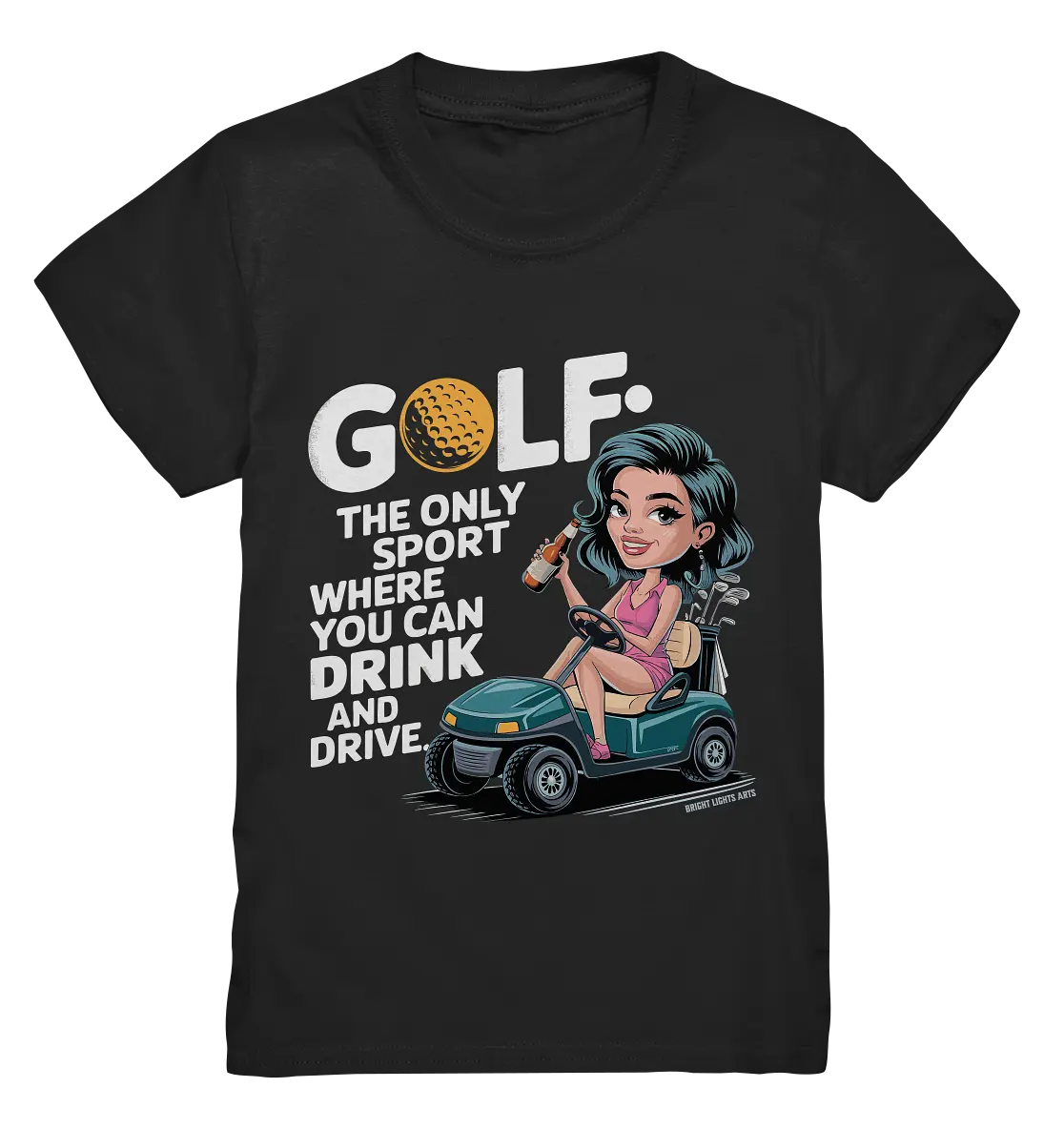 Golf & Drive – Der perfekte Cocktail-Sport - Kids Premium Shirt Bright Lights Arts