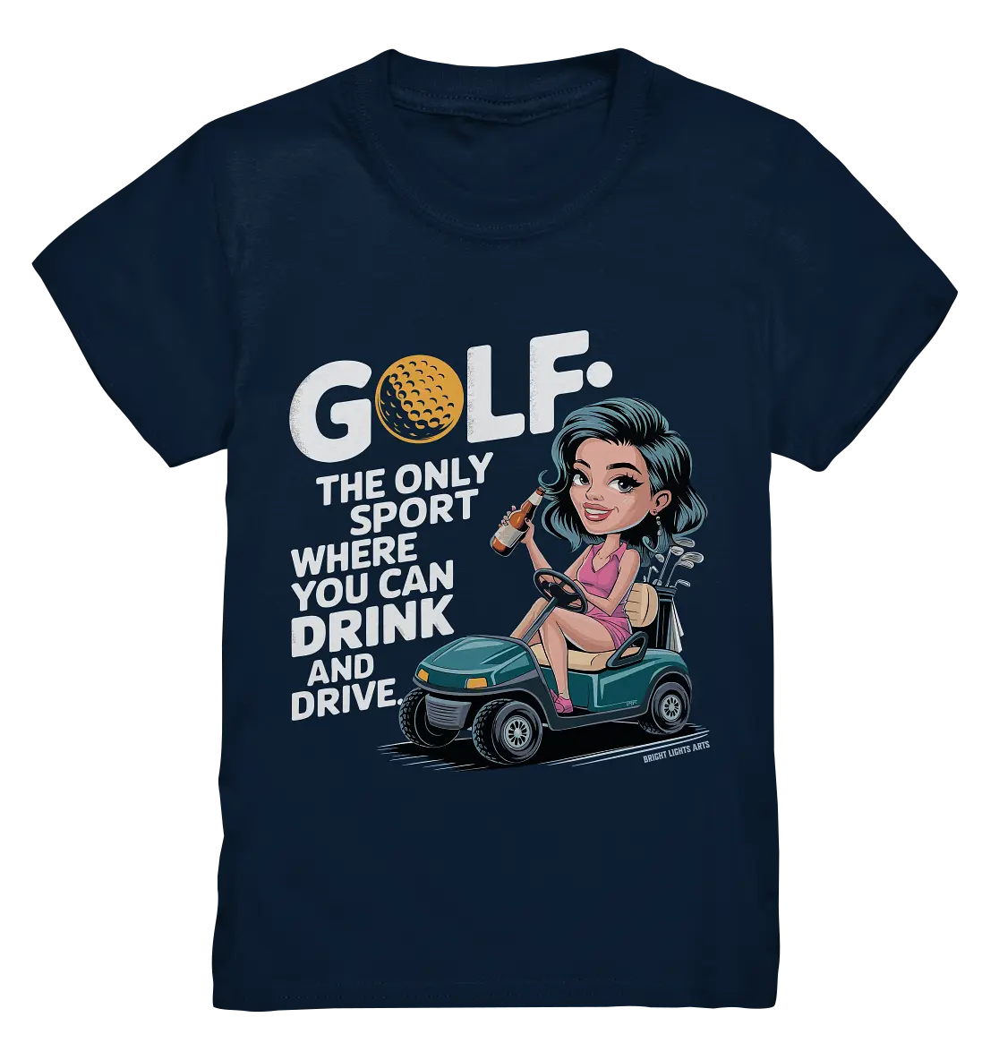 Golf & Drive – Der perfekte Cocktail-Sport - Kids Premium Shirt Bright Lights Arts