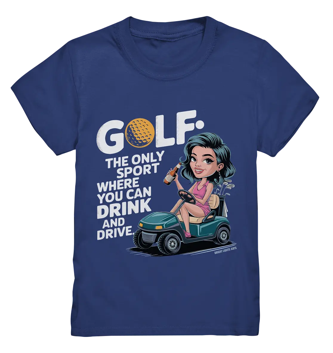 Golf & Drive – Der perfekte Cocktail-Sport - Kids Premium Shirt Bright Lights Arts