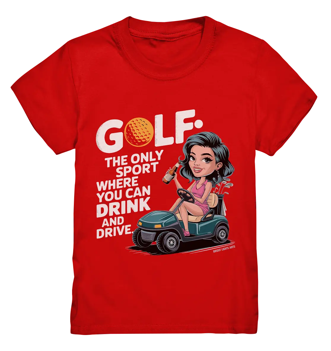 Golf & Drive – Der perfekte Cocktail-Sport - Kids Premium Shirt Bright Lights Arts