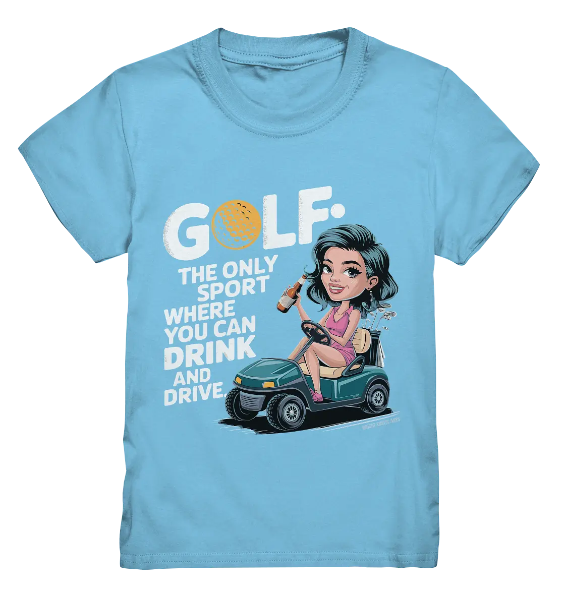 Golf & Drive – Der perfekte Cocktail-Sport - Kids Premium Shirt Bright Lights Arts