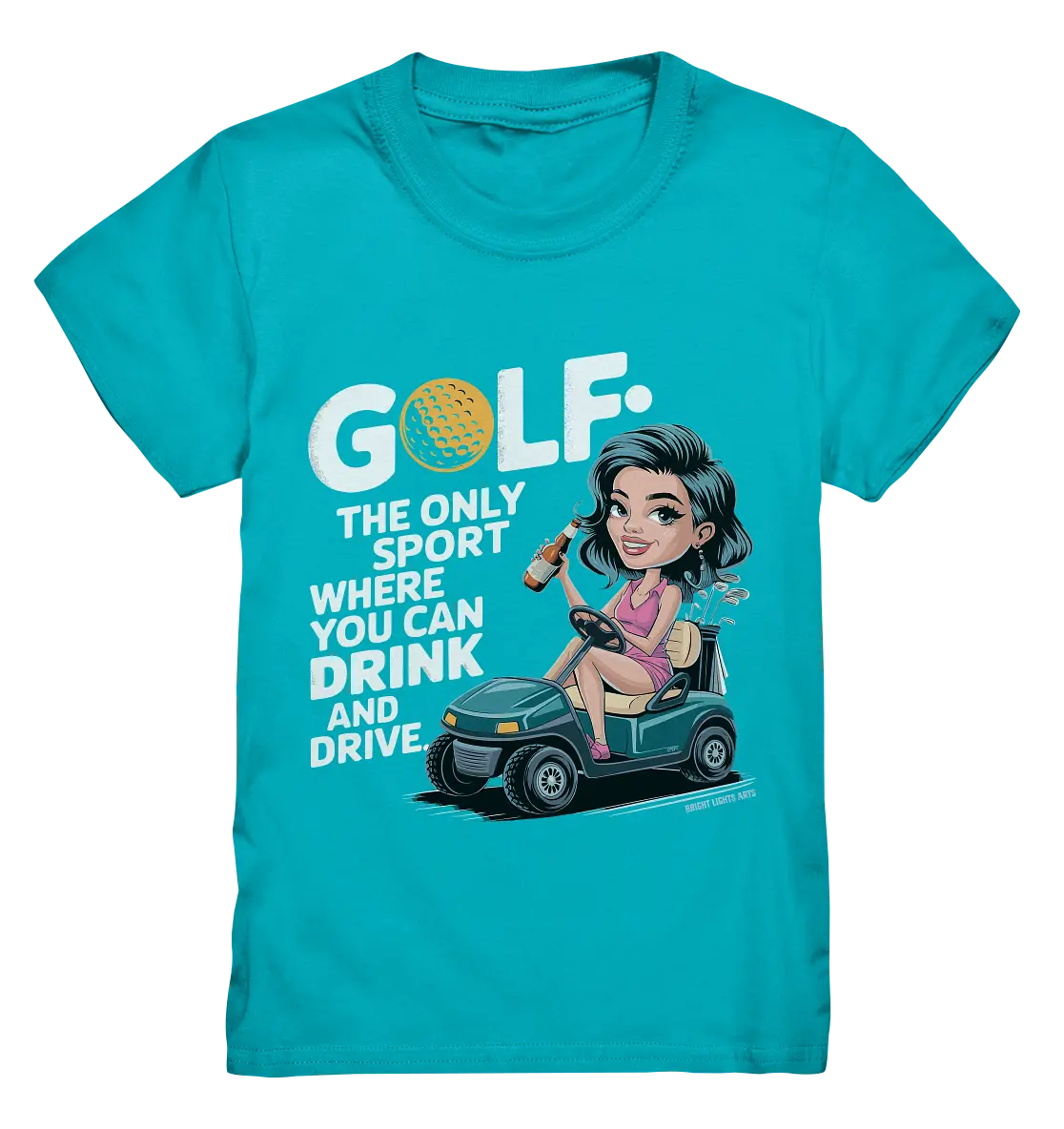 Golf & Drive – Der perfekte Cocktail-Sport - Kids Premium Shirt Bright Lights Arts
