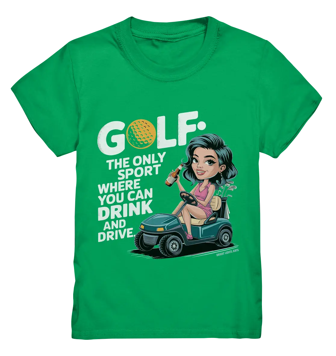 Golf & Drive – Der perfekte Cocktail-Sport - Kids Premium Shirt Bright Lights Arts