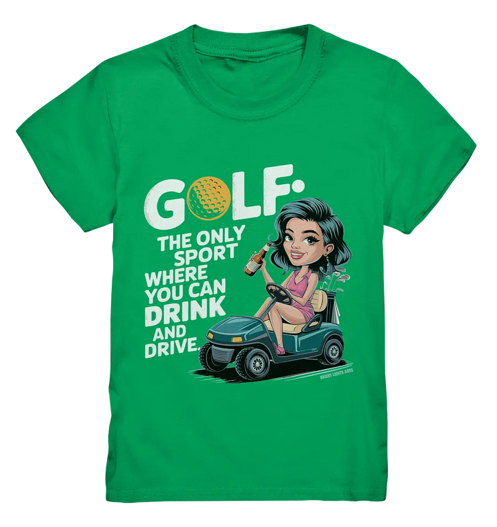 Golf & Drive – Der perfekte Cocktail-Sport - Kids Premium Shirt Bright Lights Arts