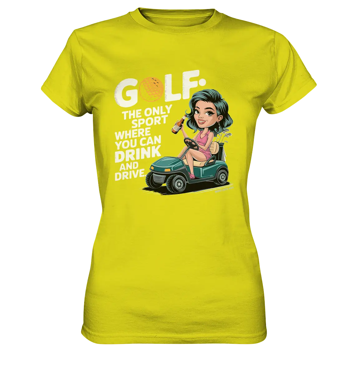 Golf & Drive – Der perfekte Cocktail-Sport - Ladies Premium Shirt Bright Lights Arts