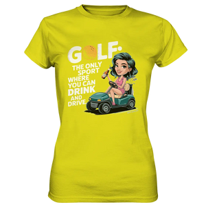 Golf & Drive – Der perfekte Cocktail-Sport - Ladies Premium Shirt Bright Lights Arts