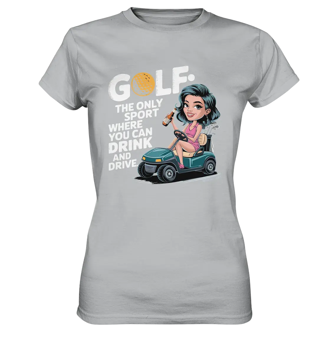 Golf & Drive – Der perfekte Cocktail-Sport - Ladies Premium Shirt Bright Lights Arts