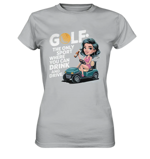 Golf & Drive – Der perfekte Cocktail-Sport - Ladies Premium Shirt Bright Lights Arts