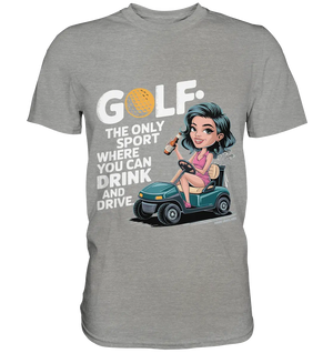 Golf & Drive – Der perfekte Cocktail-Sport - Premium Shirt Bright Lights Arts