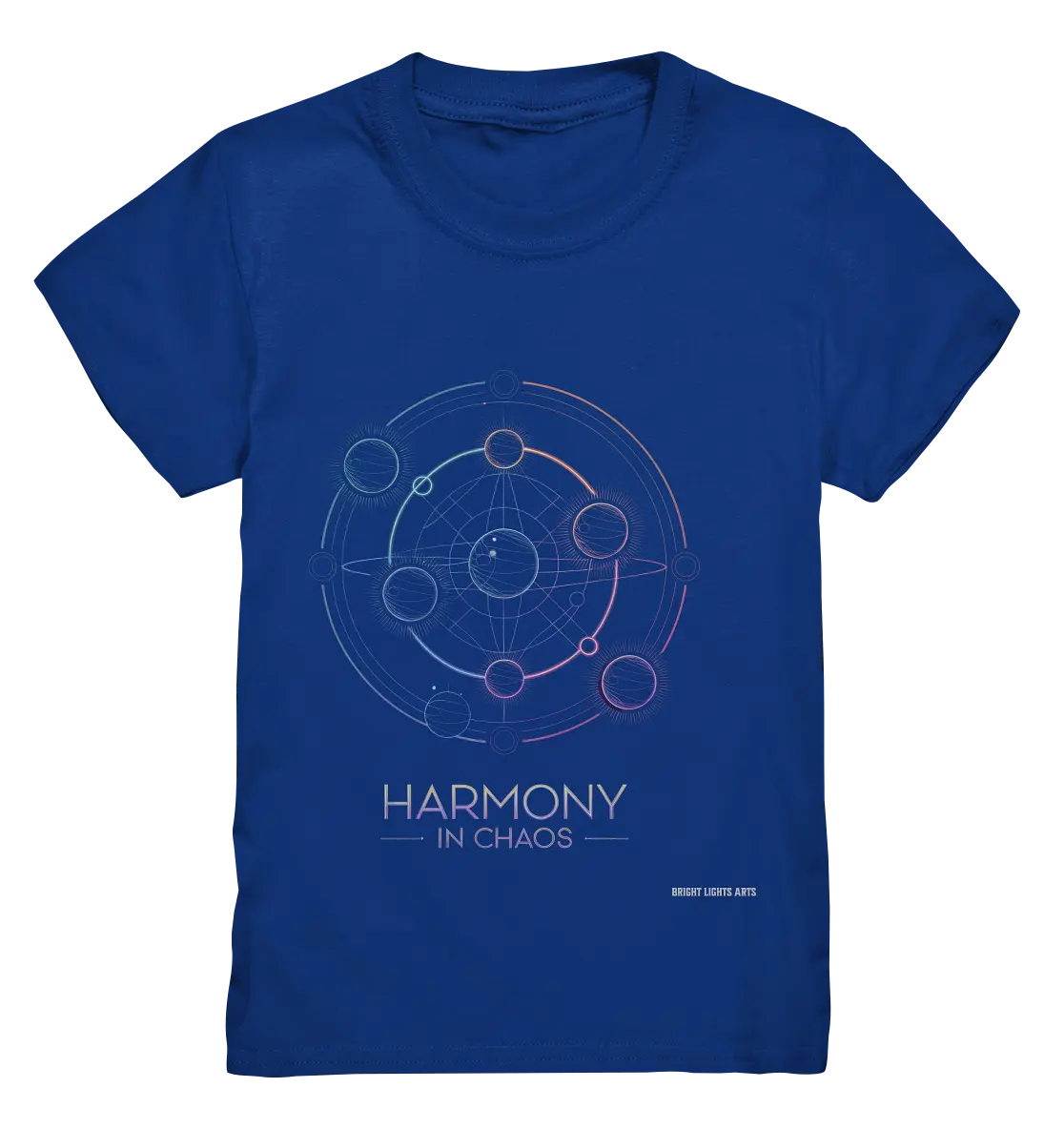 HARMONY IN CHAOS – Geometrisches und abstraktes Design mit einem Hauch von Kosmos - Kids Premium Shirt Bright Lights Arts