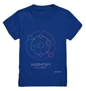 HARMONY IN CHAOS – Geometrisches und abstraktes Design mit einem Hauch von Kosmos - Kids Premium Shirt Bright Lights Arts