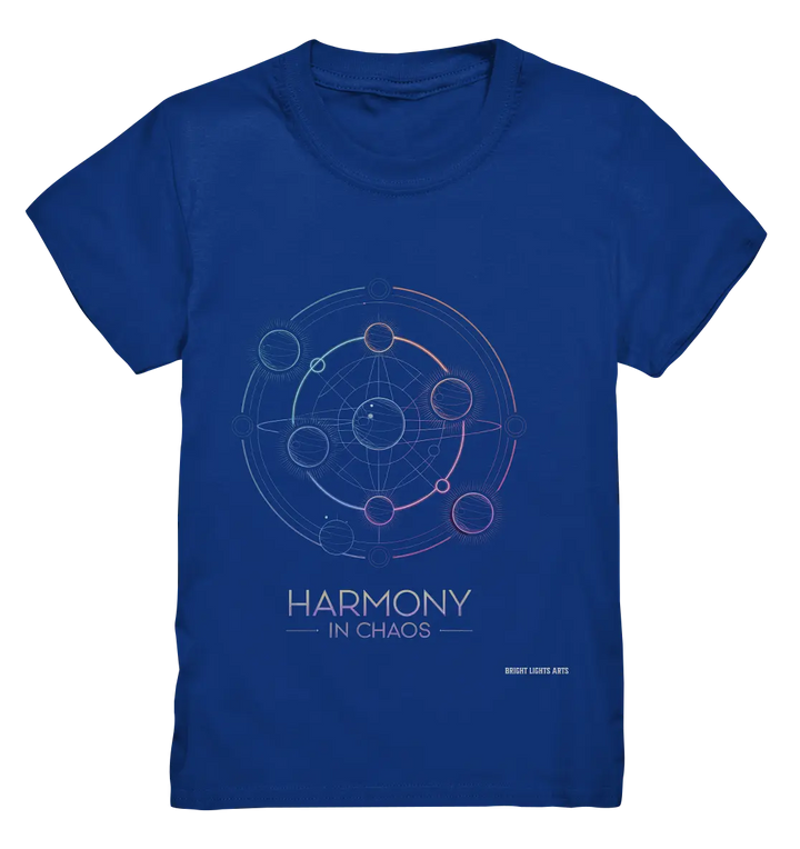 HARMONY IN CHAOS – Geometrisches und abstraktes Design mit einem Hauch von Kosmos - Kids Premium Shirt Bright Lights Arts