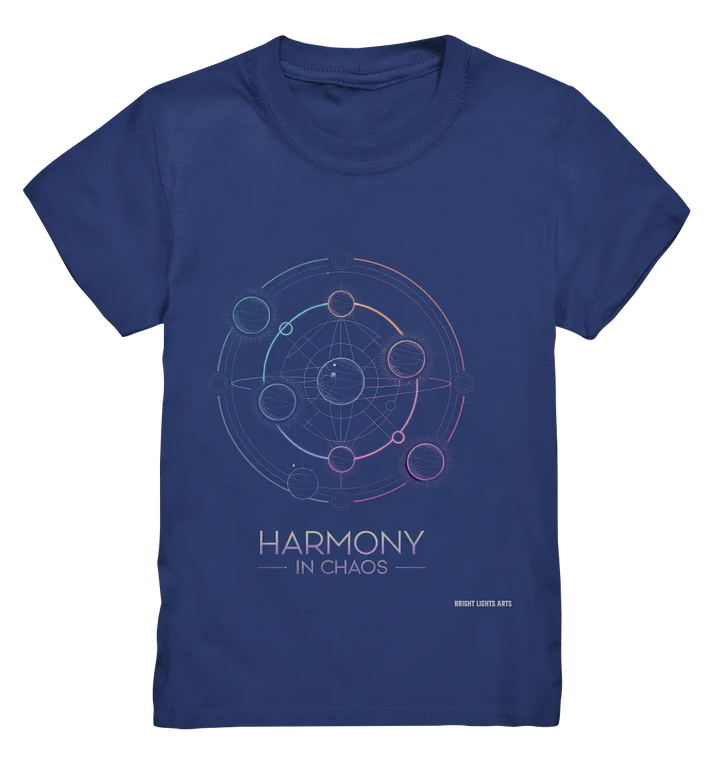 HARMONY IN CHAOS – Geometrisches und abstraktes Design mit einem Hauch von Kosmos - Kids Premium Shirt Bright Lights Arts