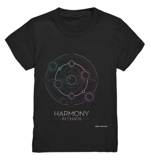 HARMONY IN CHAOS – Geometrisches und abstraktes Design mit einem Hauch von Kosmos - Kids Premium Shirt Bright Lights Arts