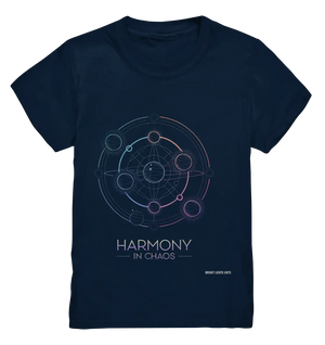 HARMONY IN CHAOS – Geometrisches und abstraktes Design mit einem Hauch von Kosmos - Kids Premium Shirt Bright Lights Arts