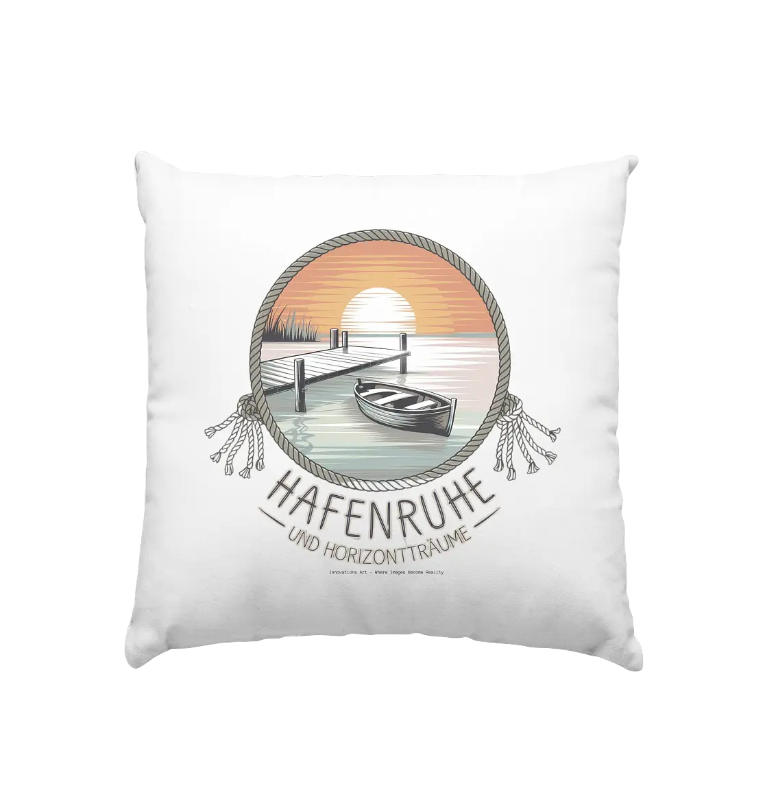 Hafenruhe & Horizontträume - Kissen 40x40cm Bright Lights Arts