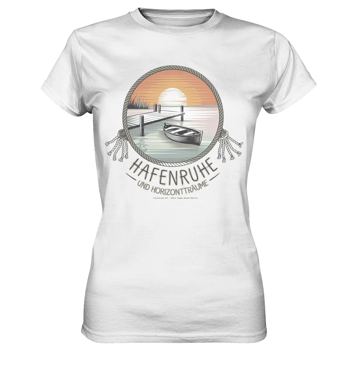 Hafenruhe & Horizontträume - Ladies Premium Shirt Bright Lights Arts