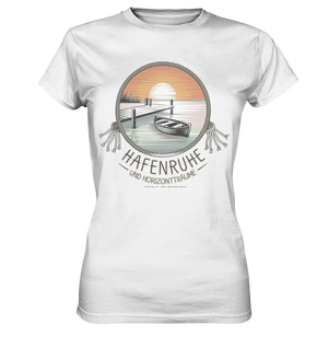 Hafenruhe & Horizontträume - Ladies Premium Shirt Bright Lights Arts