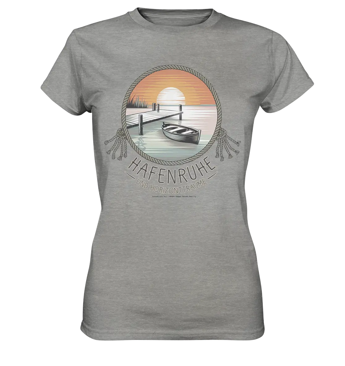 Hafenruhe & Horizontträume - Ladies Premium Shirt Bright Lights Arts