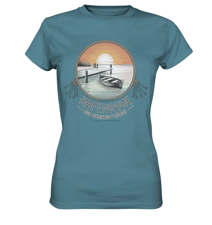 Hafenruhe & Horizontträume - Ladies Premium Shirt Bright Lights Arts
