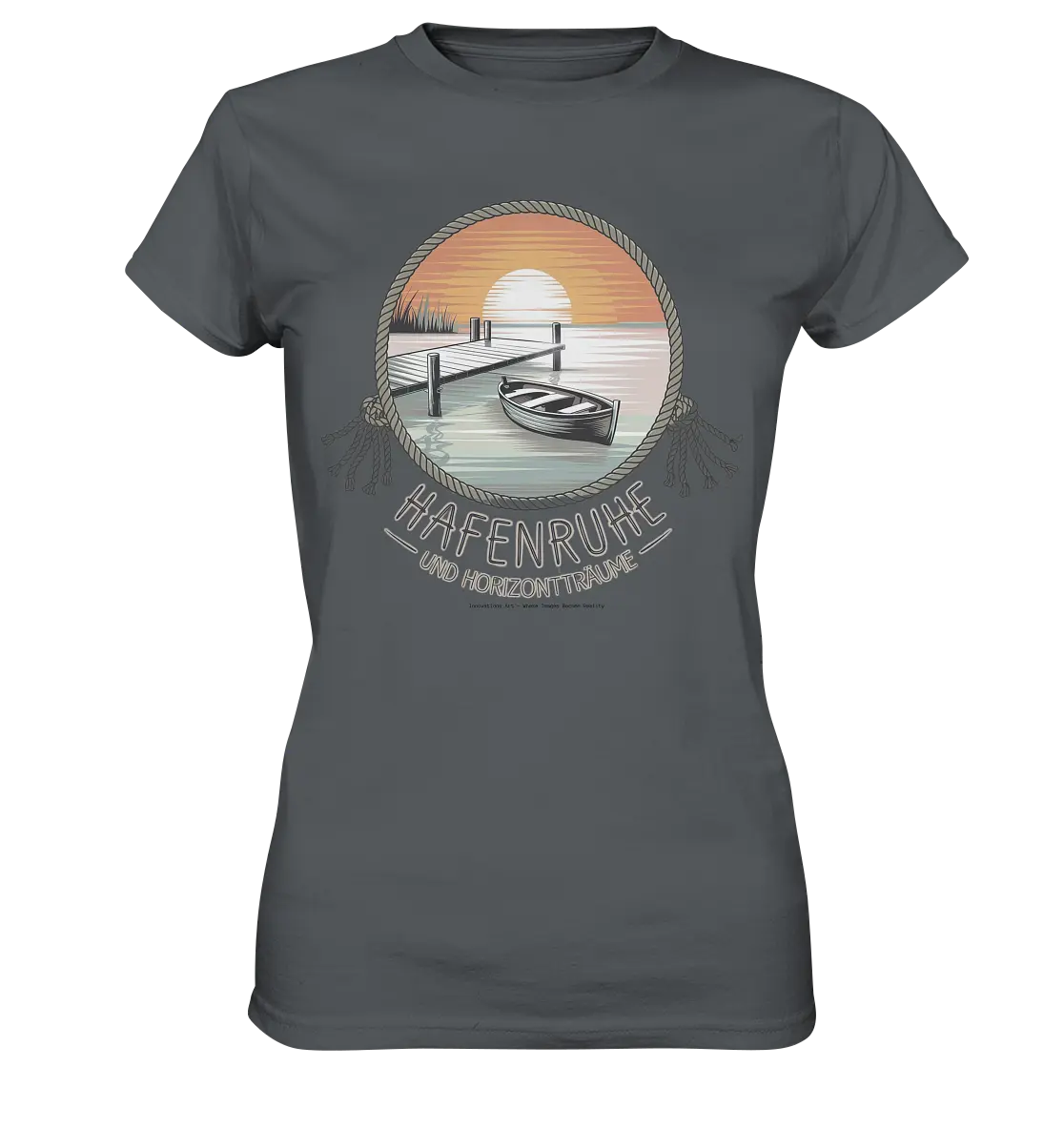 Hafenruhe & Horizontträume - Ladies Premium Shirt Bright Lights Arts