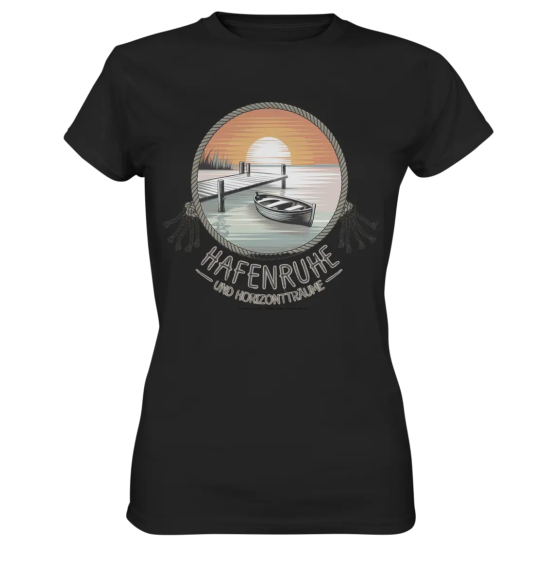 Hafenruhe & Horizontträume - Ladies Premium Shirt Bright Lights Arts