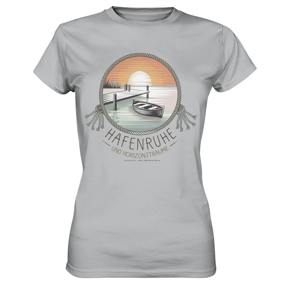 Hafenruhe & Horizontträume - Ladies Premium Shirt Bright Lights Arts