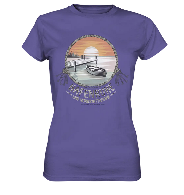 Hafenruhe & Horizontträume - Ladies Premium Shirt Bright Lights Arts