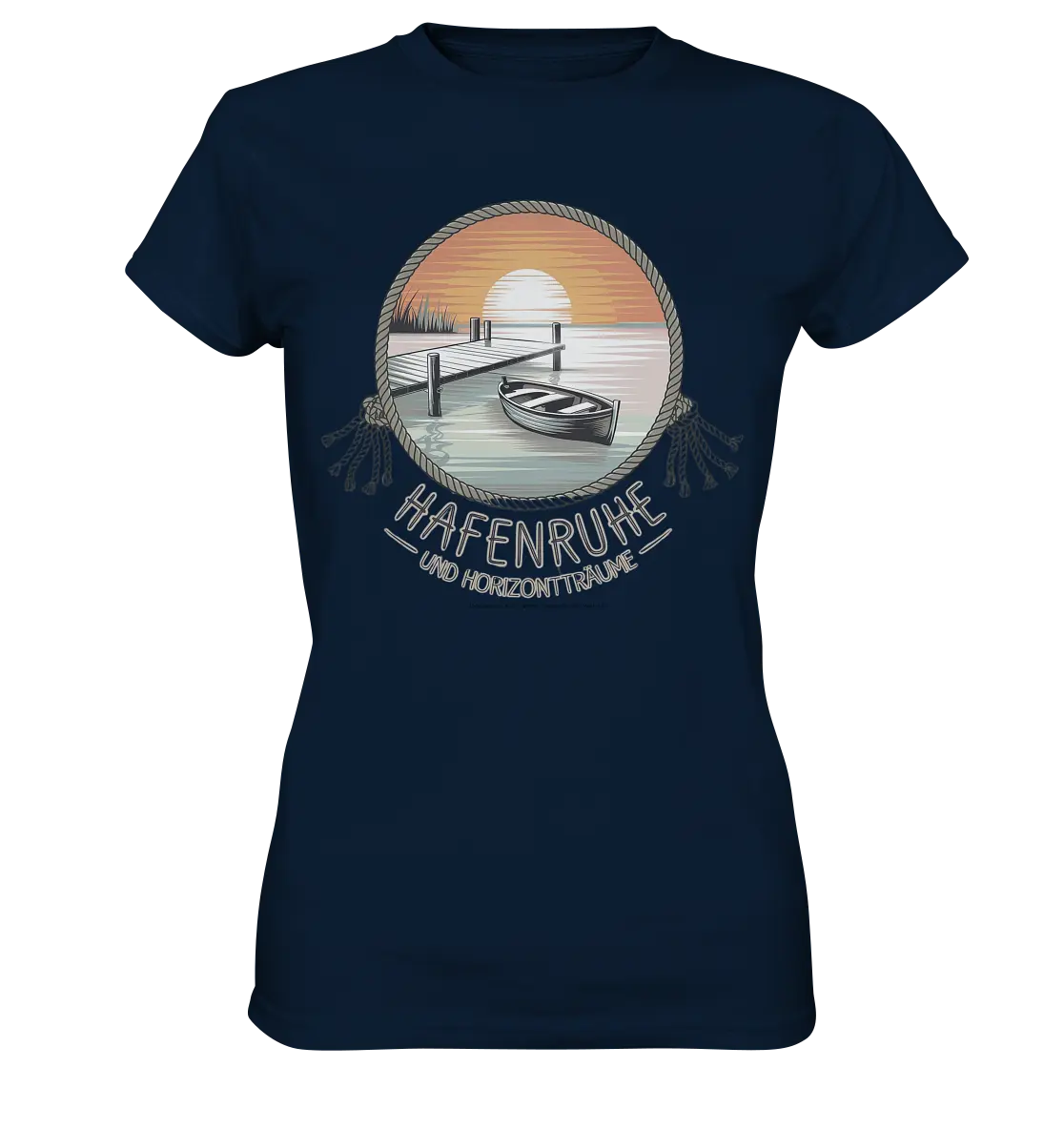 Hafenruhe & Horizontträume - Ladies Premium Shirt Bright Lights Arts