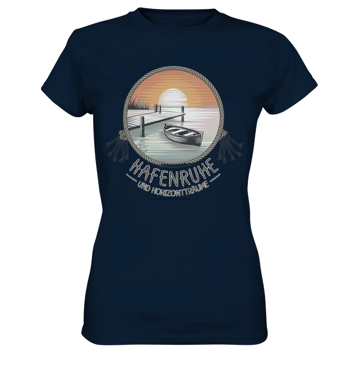 Hafenruhe & Horizontträume - Ladies Premium Shirt Bright Lights Arts