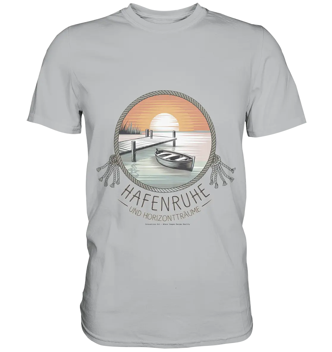 Hafenruhe & Horizontträume - Premium Shirt Bright Lights Arts