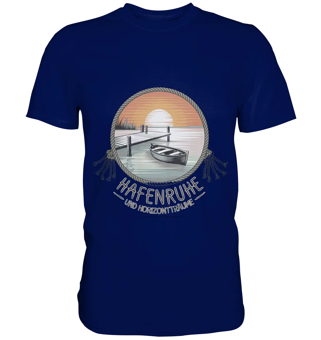 Hafenruhe & Horizontträume - Premium Shirt Bright Lights Arts