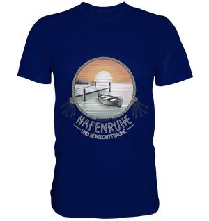 Hafenruhe & Horizontträume - Premium Shirt Bright Lights Arts