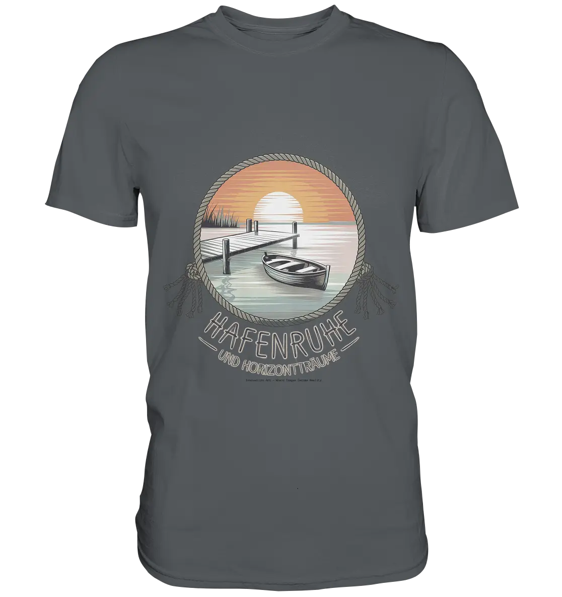 Hafenruhe & Horizontträume - Premium Shirt Bright Lights Arts