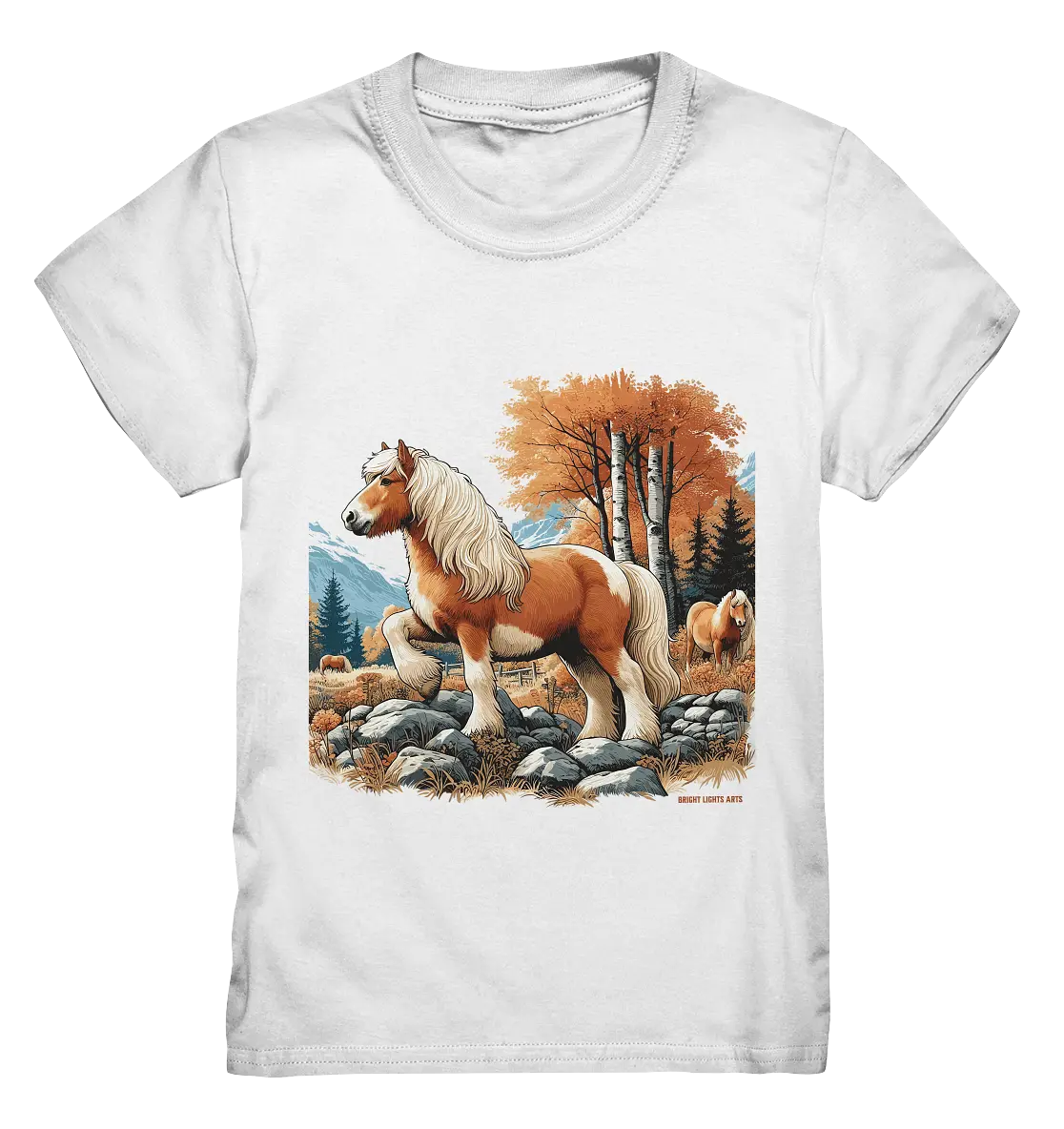 Haflinger - Kids Premium Shirt Bright Lights Arts