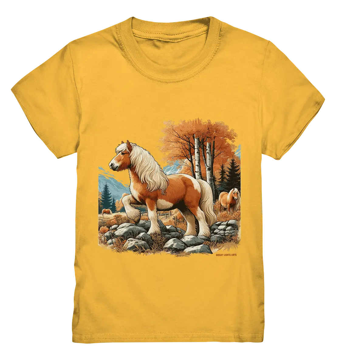 Haflinger - Kids Premium Shirt Bright Lights Arts
