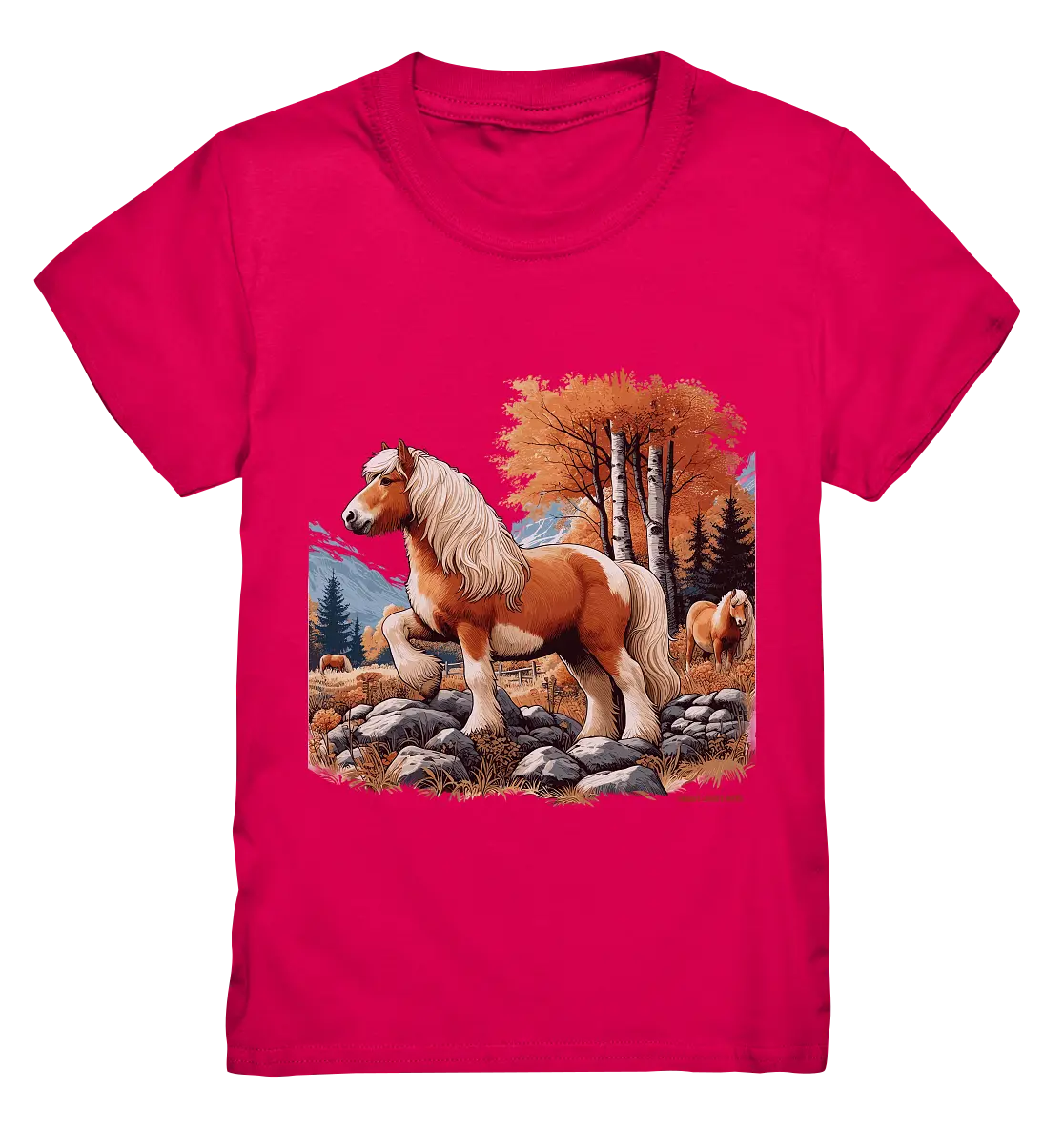 Haflinger - Kids Premium Shirt Bright Lights Arts