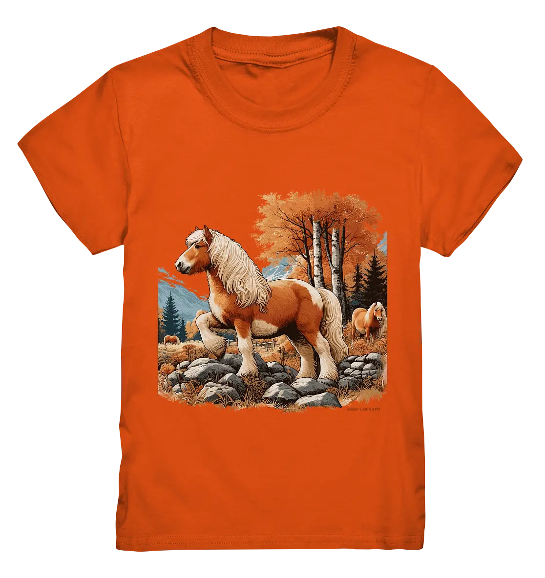 Haflinger - Kids Premium Shirt Bright Lights Arts