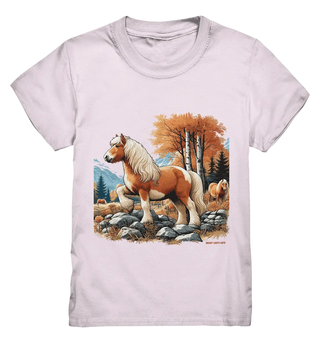 Haflinger - Kids Premium Shirt Bright Lights Arts