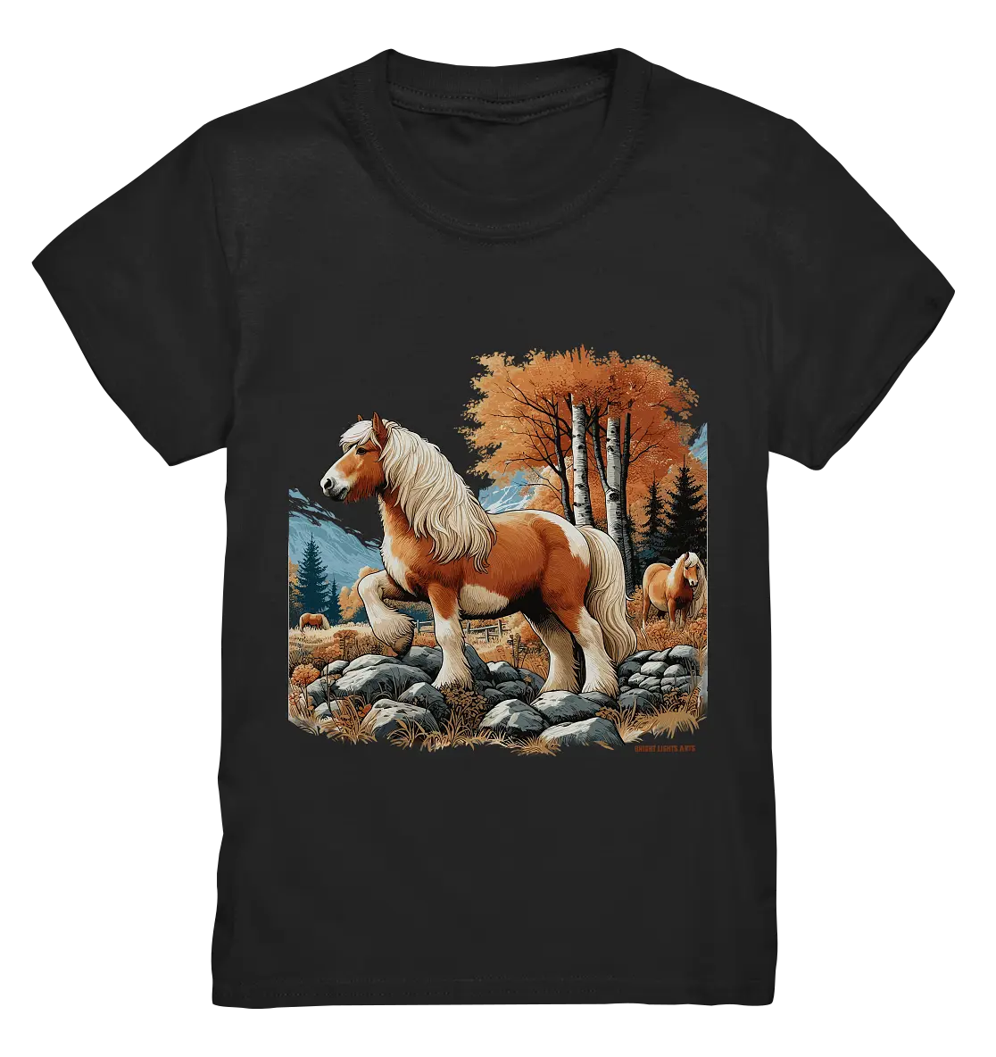 Haflinger - Kids Premium Shirt Bright Lights Arts
