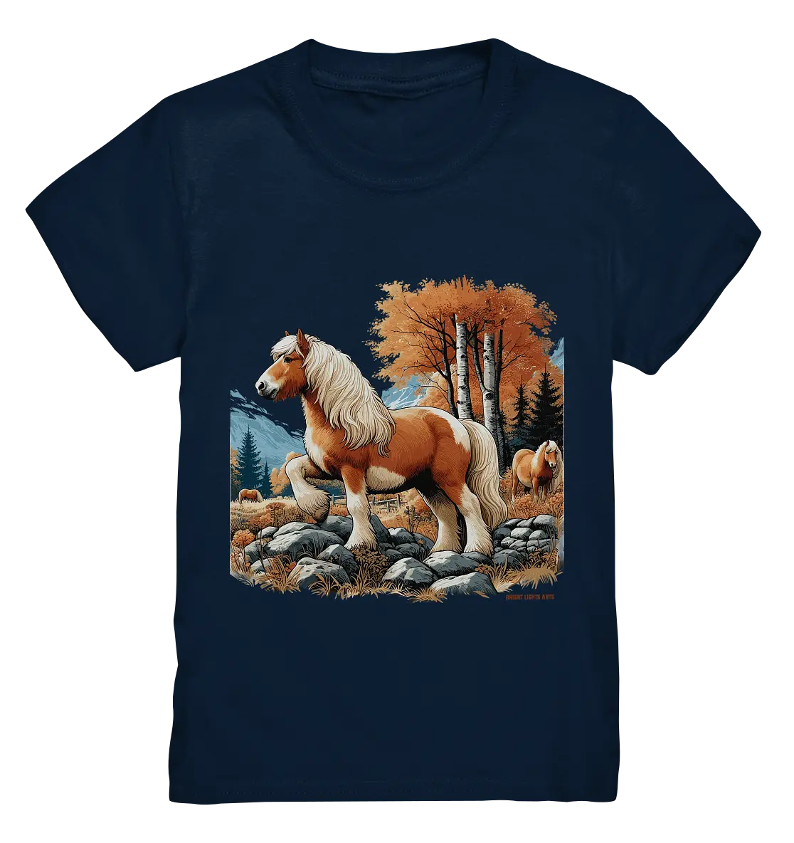 Haflinger - Kids Premium Shirt Bright Lights Arts