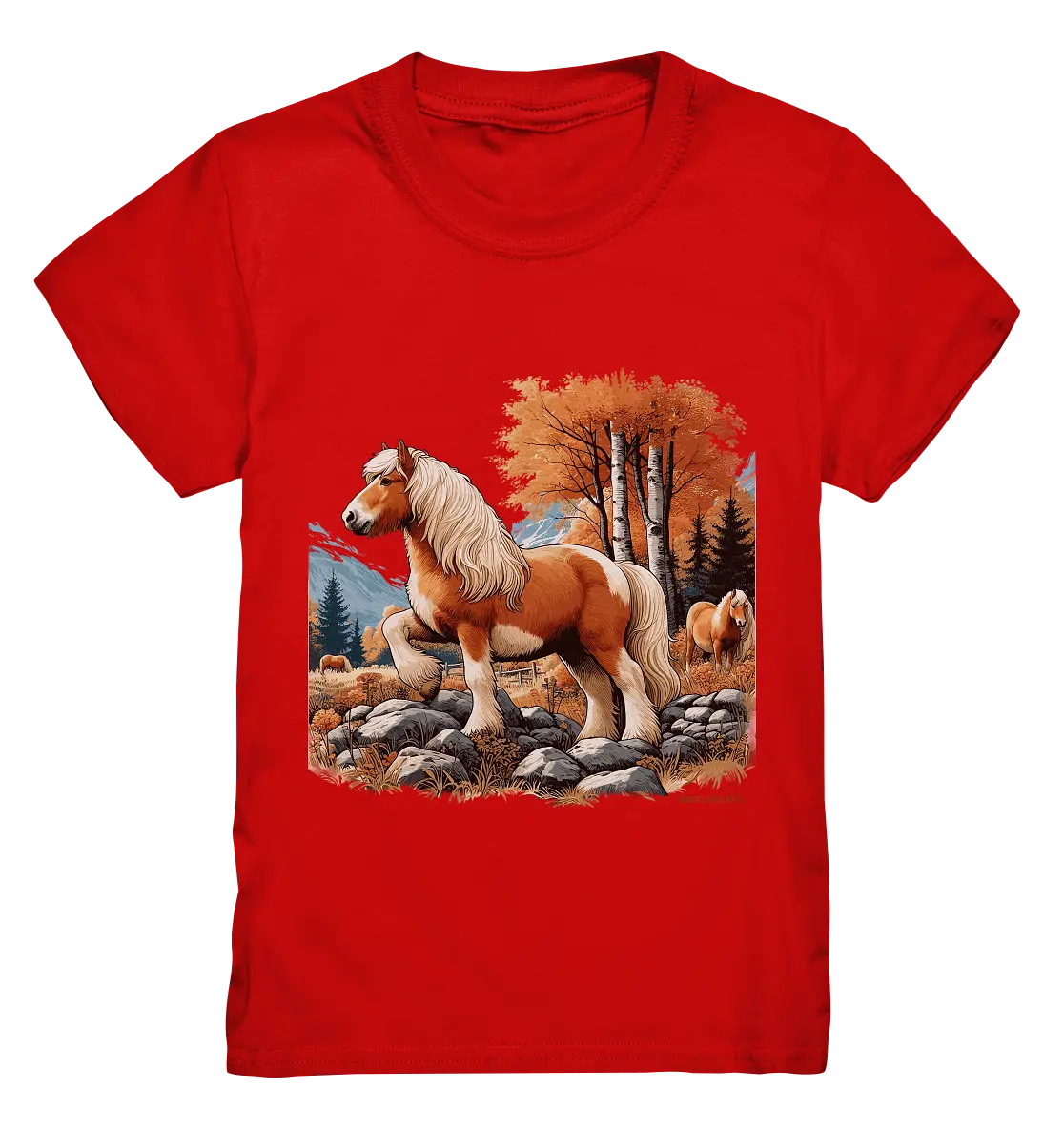 Haflinger - Kids Premium Shirt Bright Lights Arts