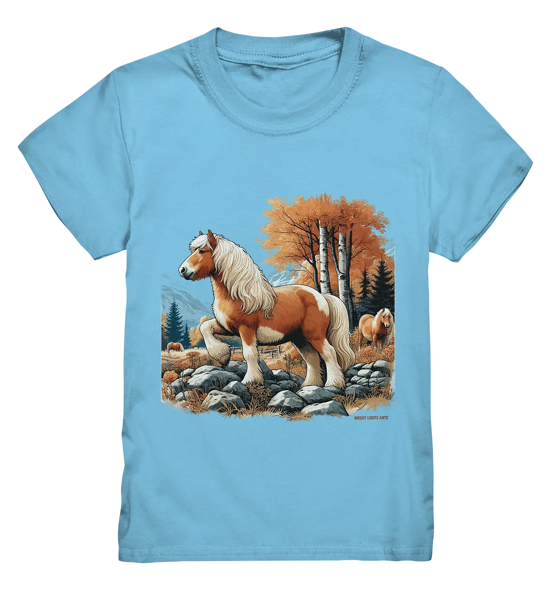Haflinger - Kids Premium Shirt Bright Lights Arts