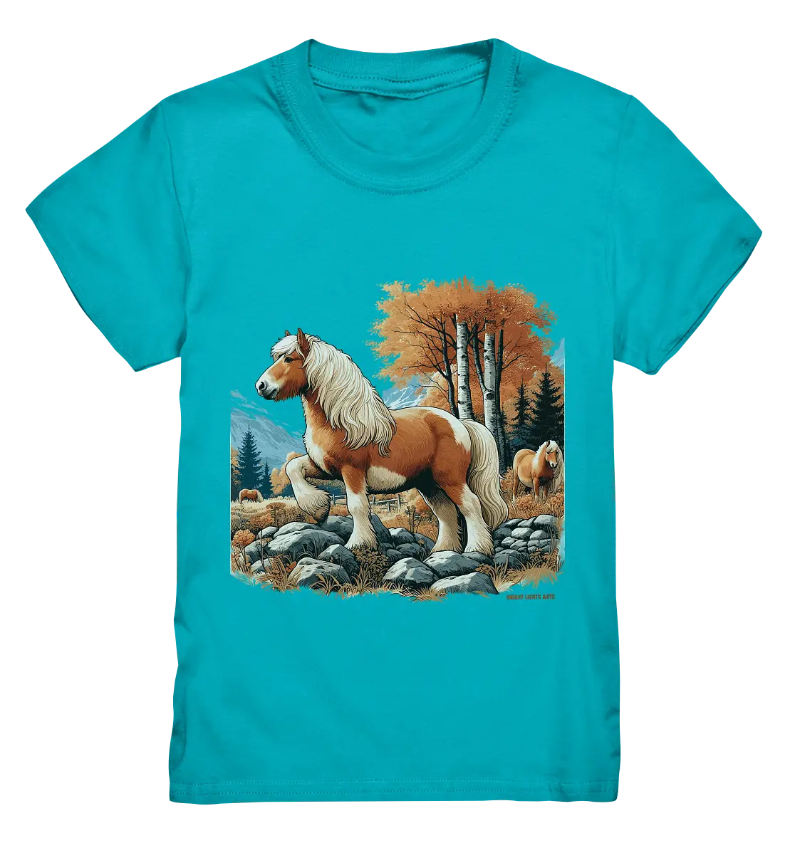 Haflinger - Kids Premium Shirt Bright Lights Arts
