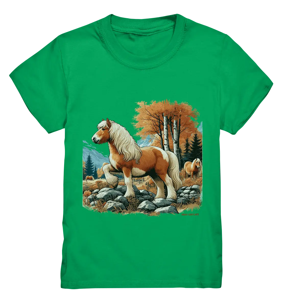 Haflinger - Kids Premium Shirt Bright Lights Arts